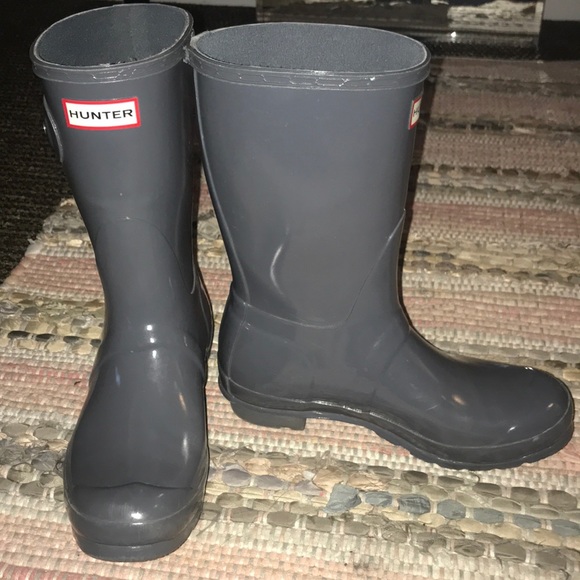 Short Gray Hunter Boots - Picture 3 of 3